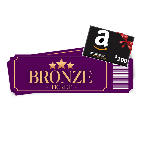 Bronze Ticket: 5 Tickets in Each Prize + Ad + Gift Card