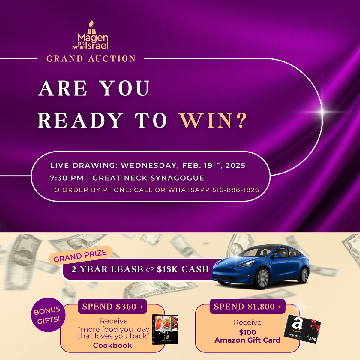 Attendees holding event tickets.