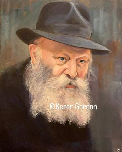 Painting of the Lubavitcher Rebbe