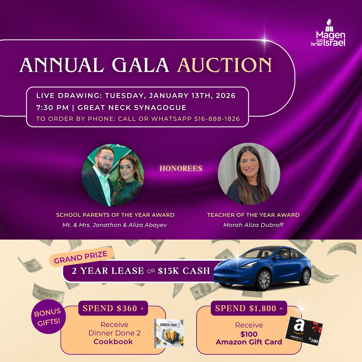 Attendees holding event tickets.