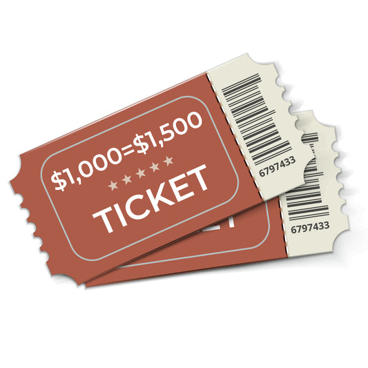 $1,000 for $1,500 in tickets!